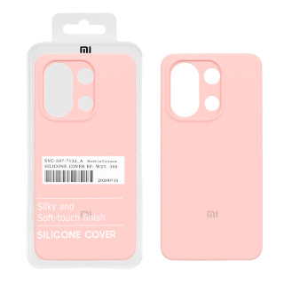 قاب سیلیکونی پاک کنی اورجینال ضد لکه Xiaomi Redmi Note 13 4G - گلبهی